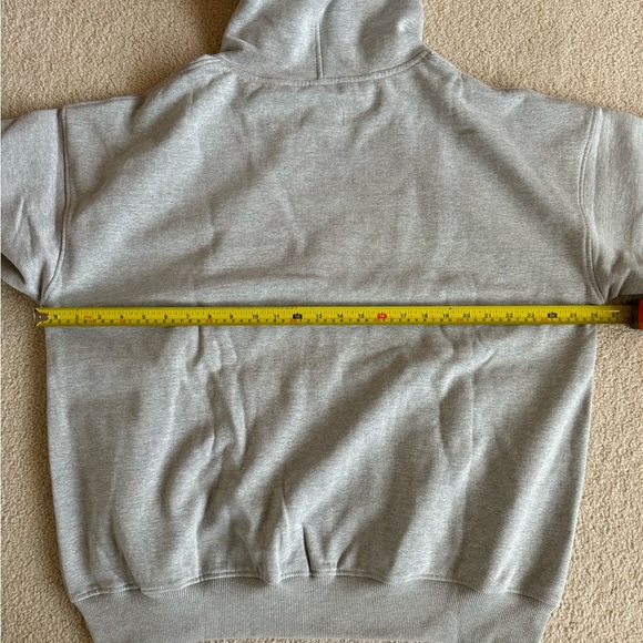 Hours Drop Shoulder Zip Hoodie Grey XL BNWT - Picture 4 of 6